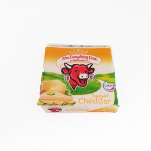 Cheddar Sliced Cheese The Laughing Cow 10's 36x200gm