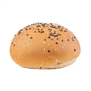 Burger Bun Black & White Sesame